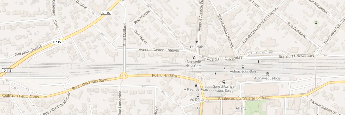 Plan du 7 Av Gaston Chauvin à Aulnay-sous-Bois