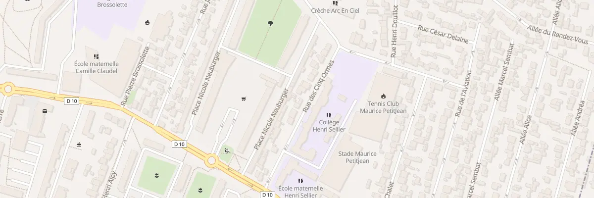 Plan du 25 Rue des Cinq Ormes à Bondy