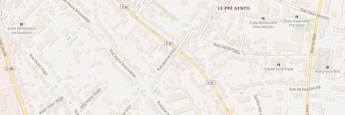 Plan du 112B Rue du Gen Leclerc à Rosny-sous-Bois