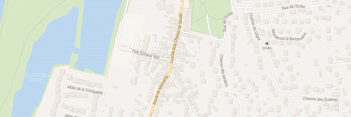 Plan du 89 Gr Grde Rue Charles de Gaulle à Saintry-sur-Seine