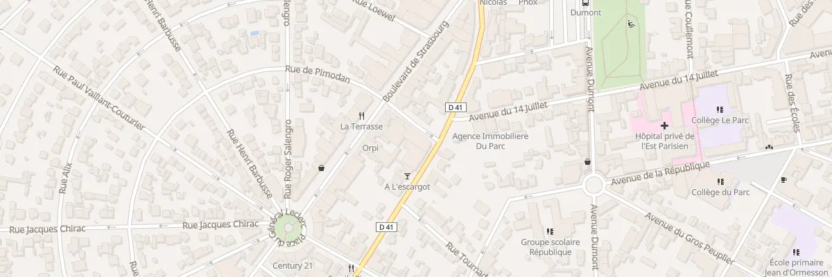 Plan du 34T Rte de Bondy à Aulnay-sous-Bois