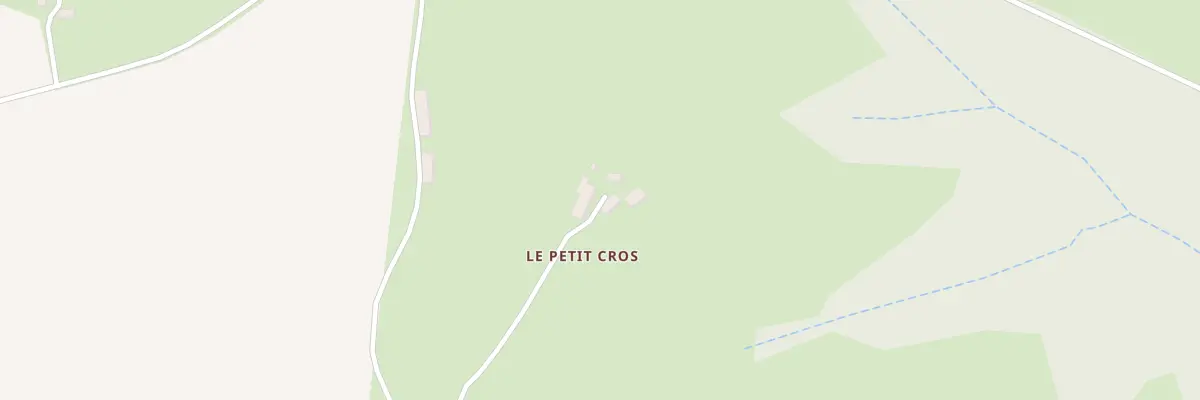 Plan du 3 Le Petit Cros à Budelière
