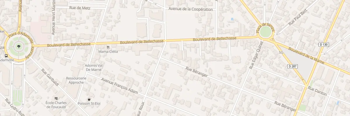 Plan du 3 Rue Béranger à Saint-Maur-des-Fossés