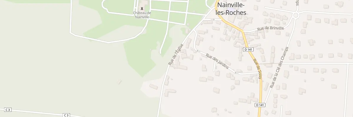 Plan du 9 Rue de l’Eglise à Nainville-les-Roches