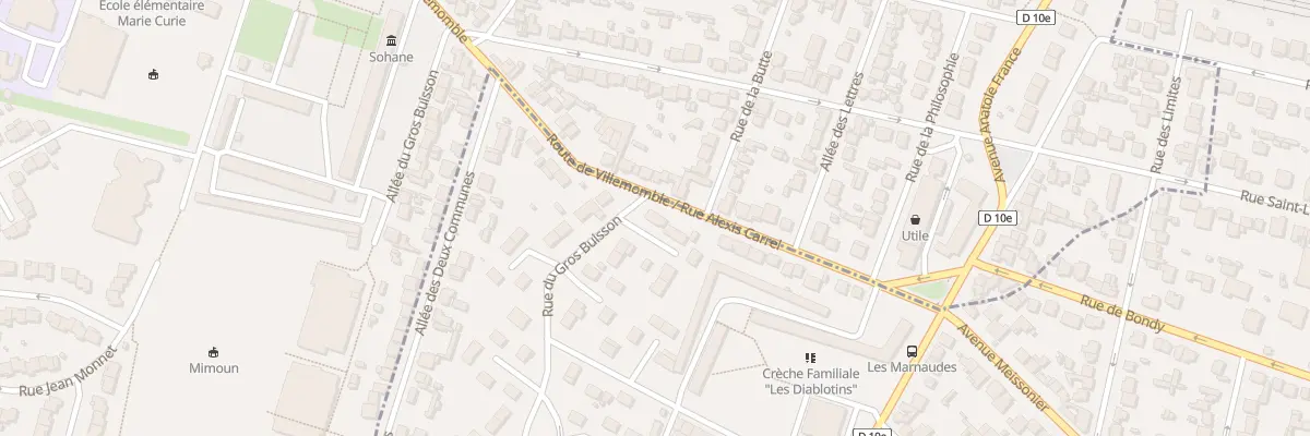 Plan du 88 Rue du Gros Buisson à Villemomble