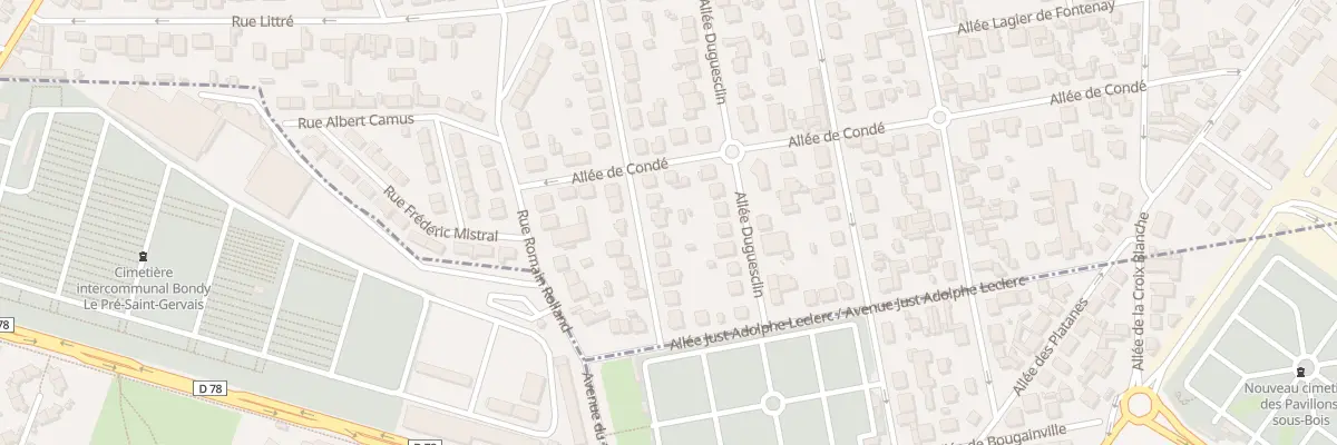 Plan du 19 All Francois 1er à Aulnay-sous-Bois