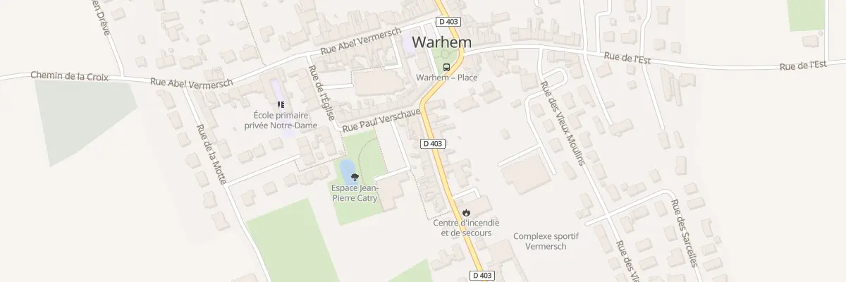 Plan du 28 Rue de Rexpoede à Warhem