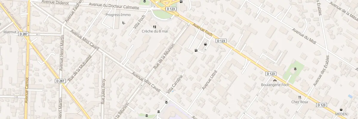 Plan du 11 Rue de la Réunion à Saint-Maur-des-Fossés