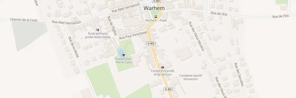 Plan du 50 Rue de Rexpoede à Warhem