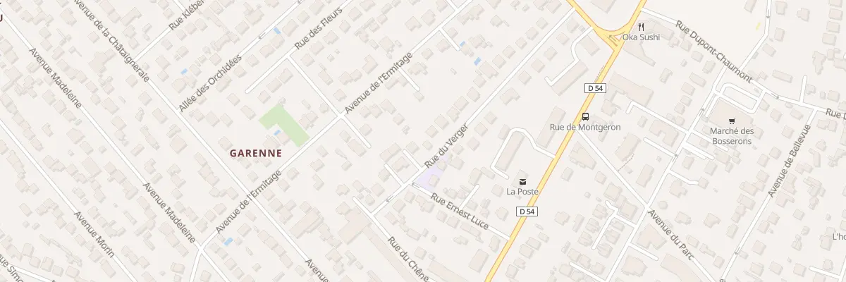 Plan du 28 Rue du Verger à Brunoy