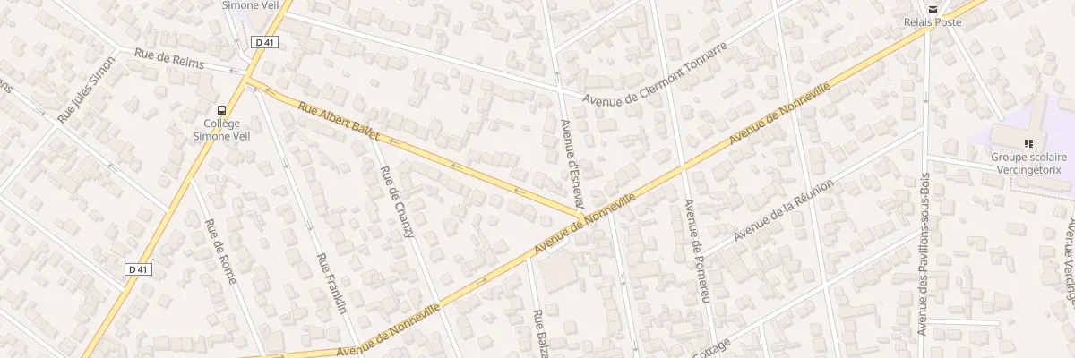 Plan du 37 Rue Albert Ballet à Aulnay-sous-Bois