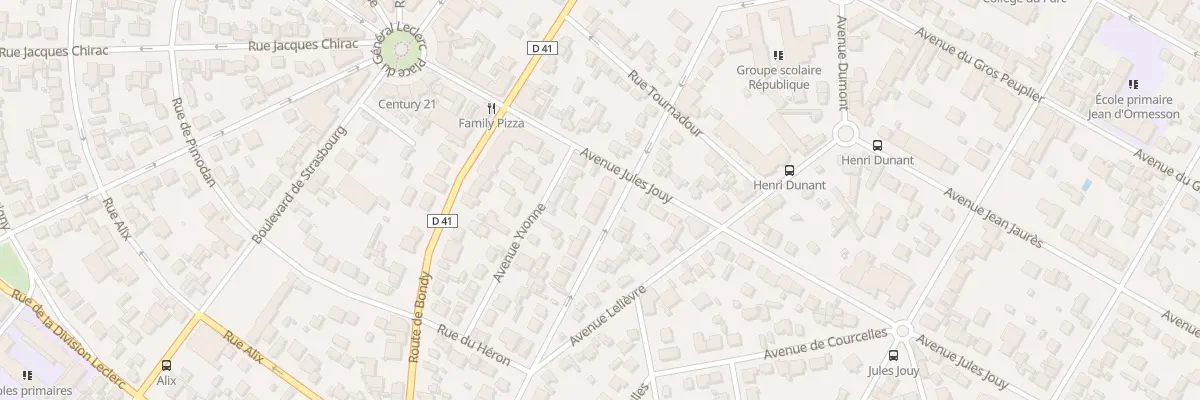 Plan du 4 Av de Rouen à Aulnay-sous-Bois