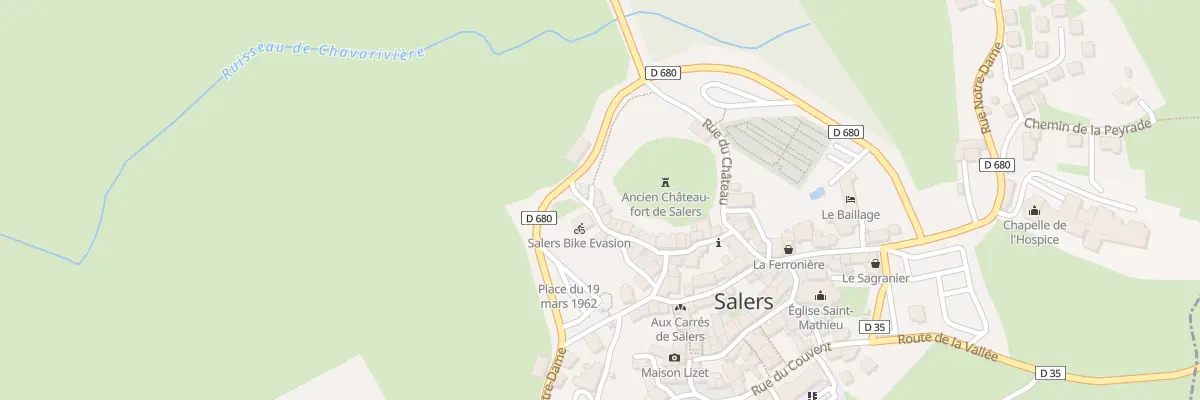 Plan du 5060 Le Bourg à Salers