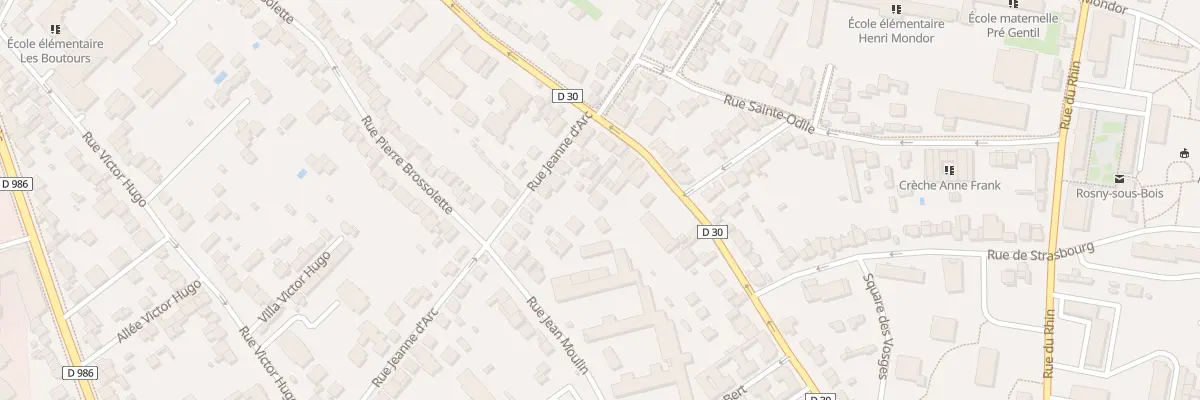 Plan du 120 Rue du Gen Leclerc à Rosny-sous-Bois