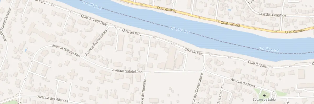Plan du 14 Quai du Parc à Saint-Maur-des-Fossés