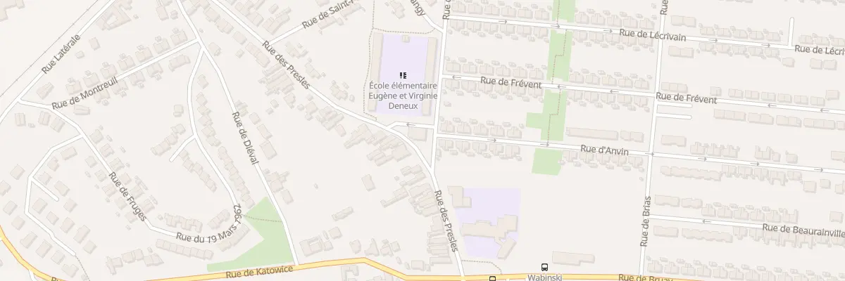 Plan du 43 Rue des Presles à Calonne-Ricouart