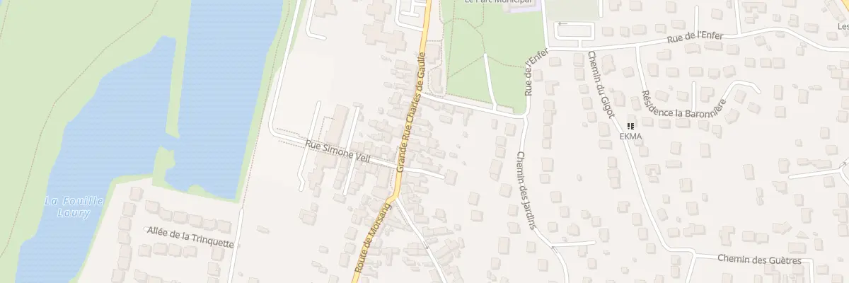 Plan du 85 Gr Grde Rue Charles de Gaulle à Saintry-sur-Seine