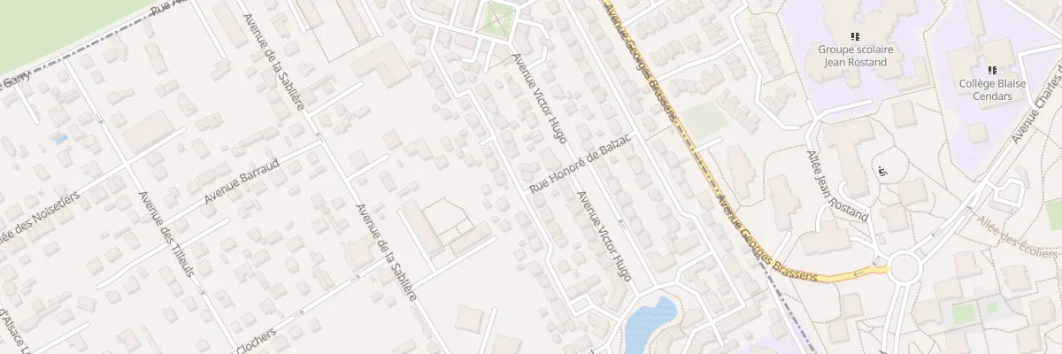Plan du 13 Rue Alfred de Vigny à Limeil-Brévannes