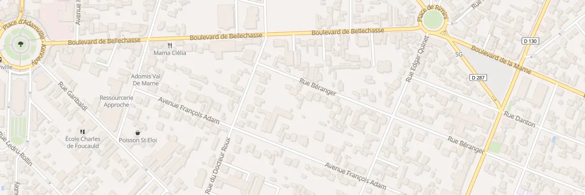 Plan du 4B Rue Béranger à Saint-Maur-des-Fossés