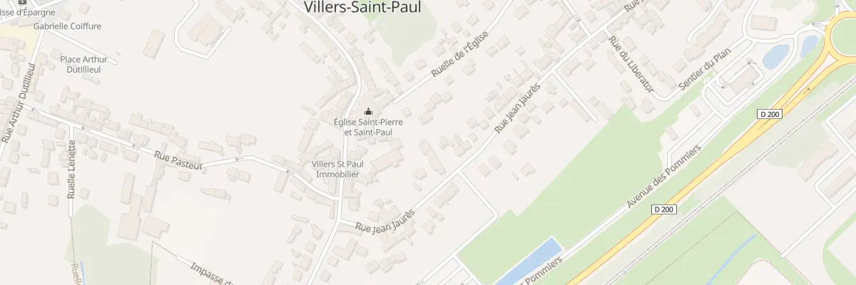 Plan du 15T Rue Jean Jaurès à Villers-Saint-Paul