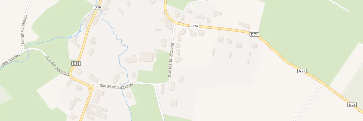 Plan du 14 Rue Martin d’Ostrel à Magnicourt-en-Comte