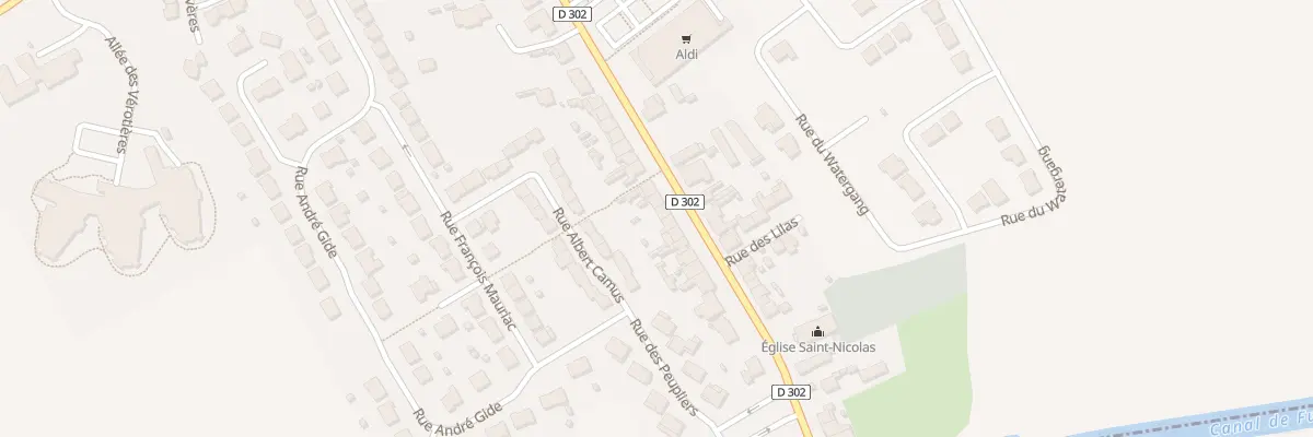 Plan du 53 Rue du Gen de Gaulle à Zuydcoote