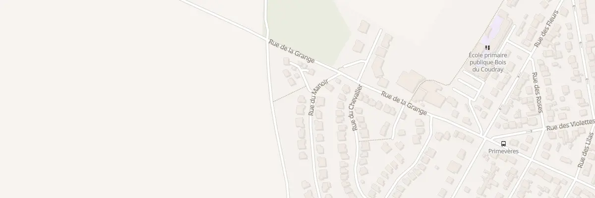 Plan du 75 Rue du Manoir à Puiseux-en-France