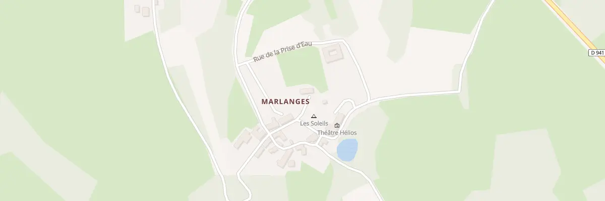 Plan du 5287 Marlanges à Mérinchal