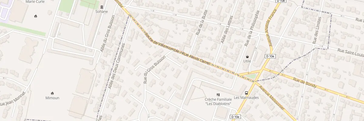 Plan du 86 Rue du Gros Buisson à Villemomble