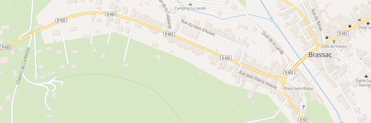 Plan du 53 Av du Sidobre à Brassac
