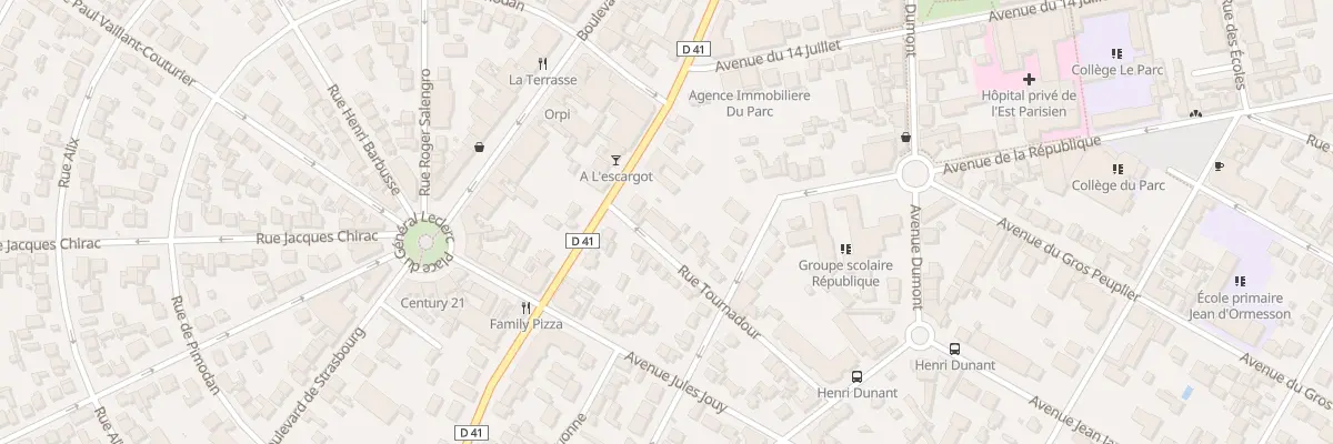 Plan du 5 Rue Tournadour à Aulnay-sous-Bois