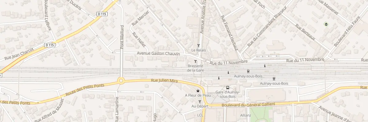 Plan du 3 Av Gaston Chauvin à Aulnay-sous-Bois