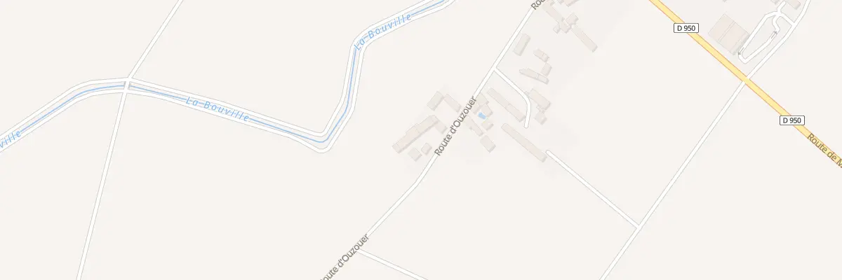 Plan du 28 Rte d’Ouzouer à Mézières-en-Gâtinais