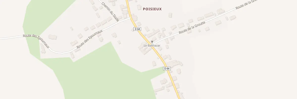 Plan du 8 Rte de Saulzais à Saint-Georges-de-Poisieux