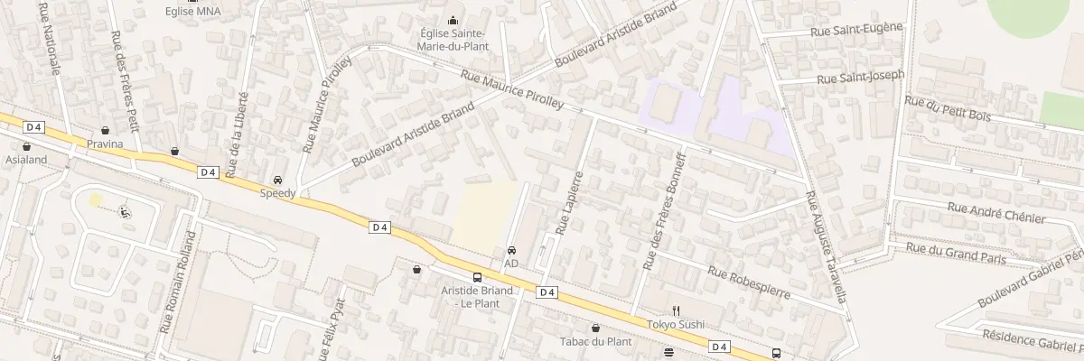 Plan du 13 Rue Lapierre à Champigny-sur-Marne