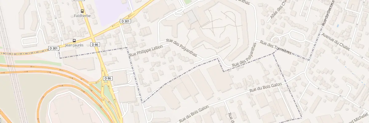 Plan du 124 Rue Philippe Lebon à Rosny-sous-Bois