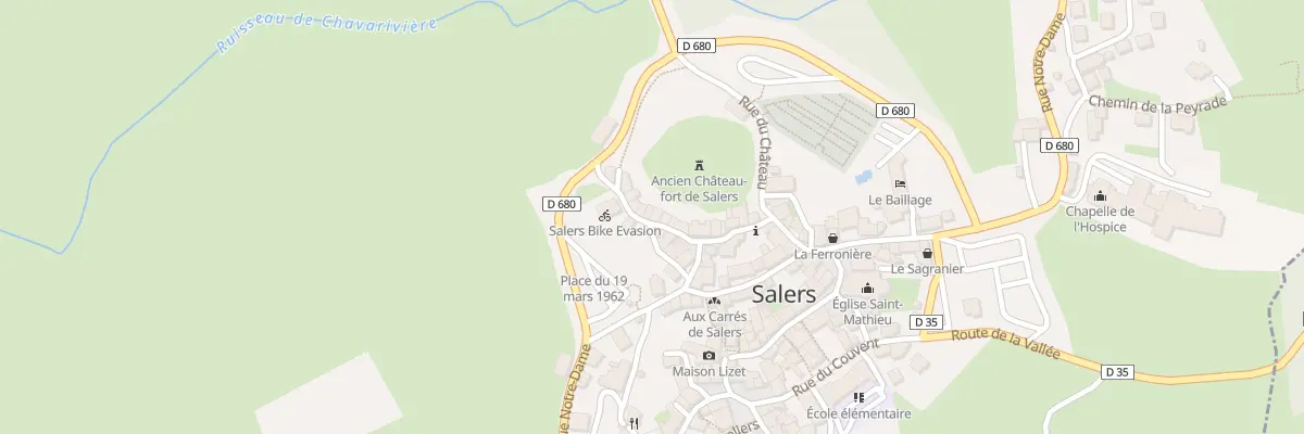 Plan du 5054 Le Bourg à Salers