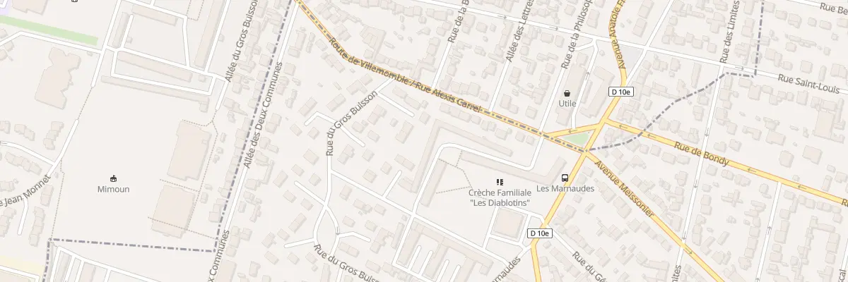 Plan du 82 Rue du Gros Buisson à Villemomble