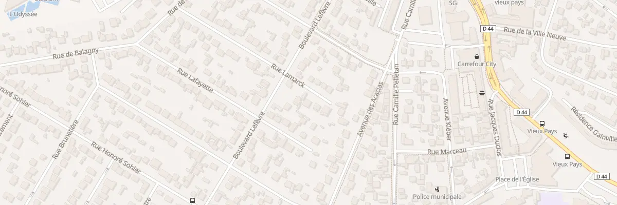 Plan du 5 Rue Lamarck à Aulnay-sous-Bois