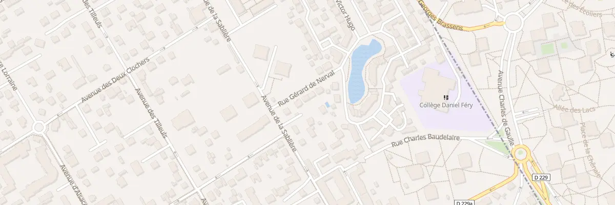 Plan du 4 Rue Gérard de Nerval à Limeil-Brévannes