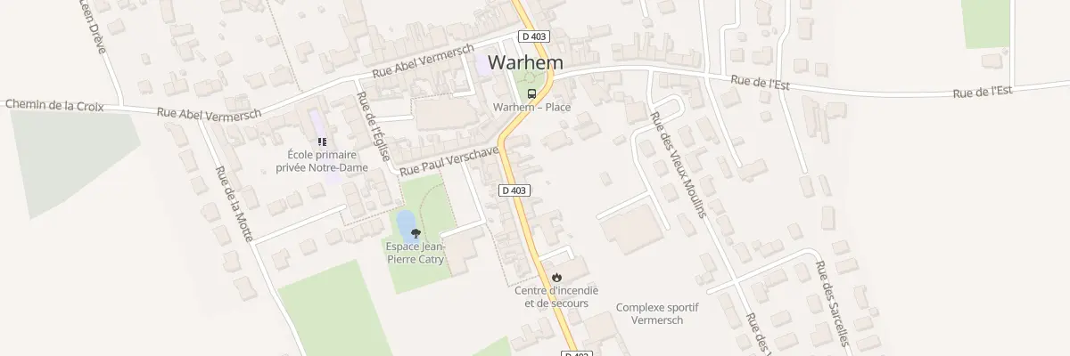 Plan du 33 Rue de Rexpoede à Warhem