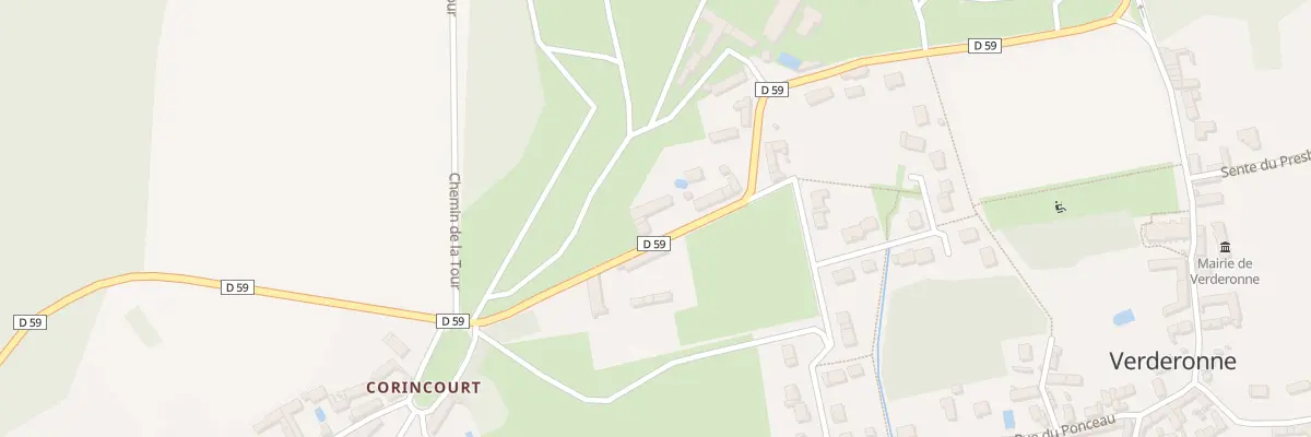Plan du 1 Rue du Chateau à Verderonne