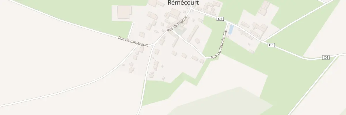 Plan du 40 Rue du Tour de Ville à Rémécourt