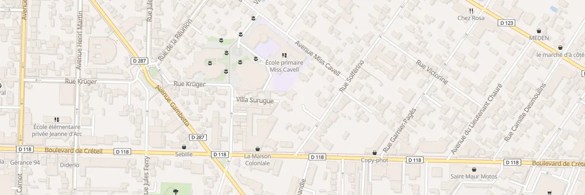Plan du 34 Rue Solférino à Saint-Maur-des-Fossés