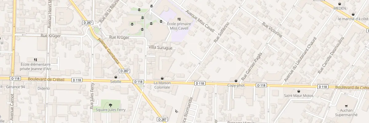 Plan du 34B Rue Solférino à Saint-Maur-des-Fossés