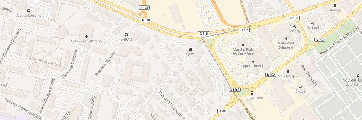 Plan du 8B Rue Maryse Hyltz à Rosny-sous-Bois