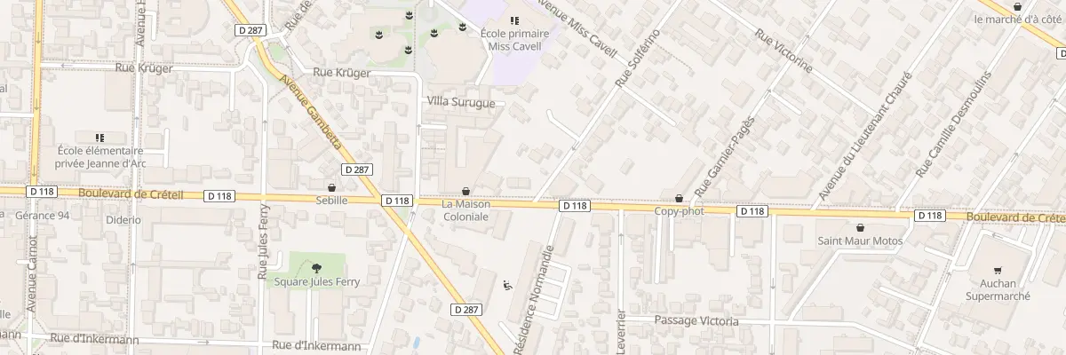 Plan du 36 Rue Solférino à Saint-Maur-des-Fossés