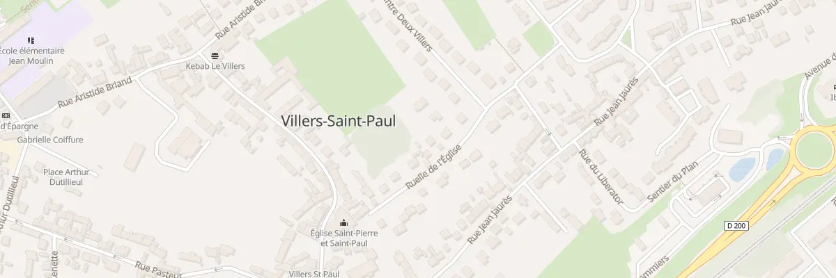 Plan du 3 Rle de l’Eglise à Villers-Saint-Paul