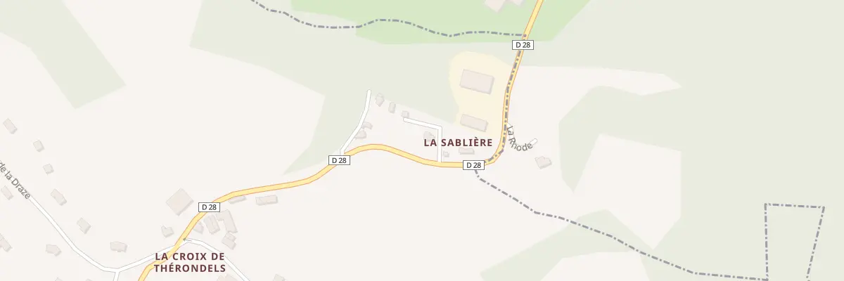 Plan du 6023 La Sablière à Labesserette