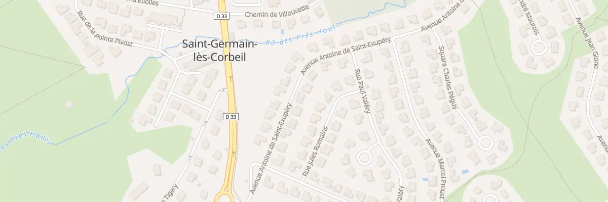 Plan du 7 Av St Exupery à Saint-Germain-lès-Corbeil